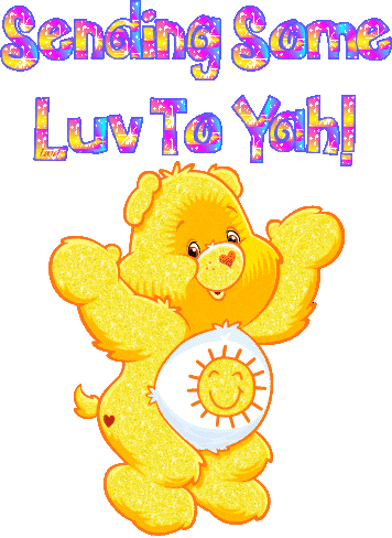 Sending some love to you, yellow bear