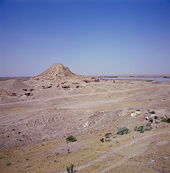 Ziggurat at Ashur for a distance