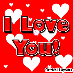 I love you with fireworks