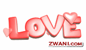 Love with moving hearts